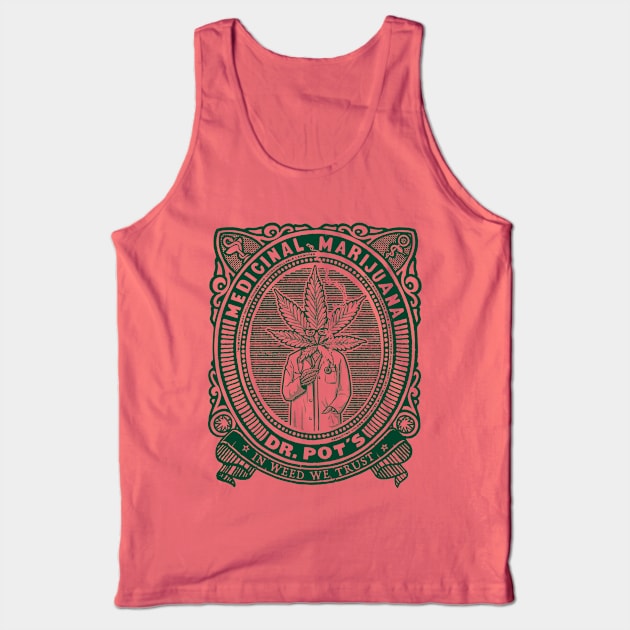 Dr. Pot Tank Top by victorcalahan